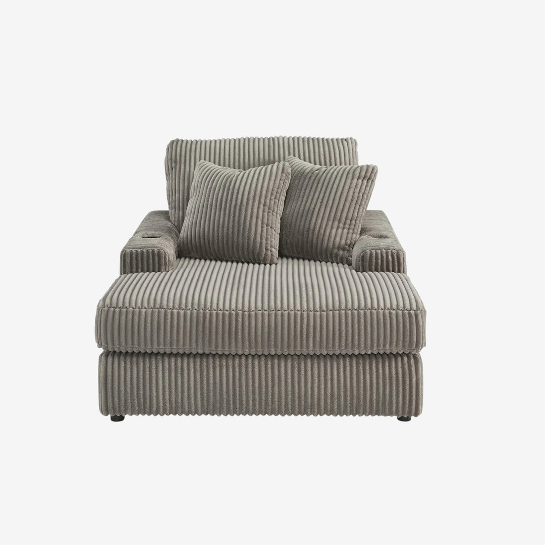 2110515 Lindyn Oversized Chaise In Fabric Upholstery - Fog | Signature Design By Ashley