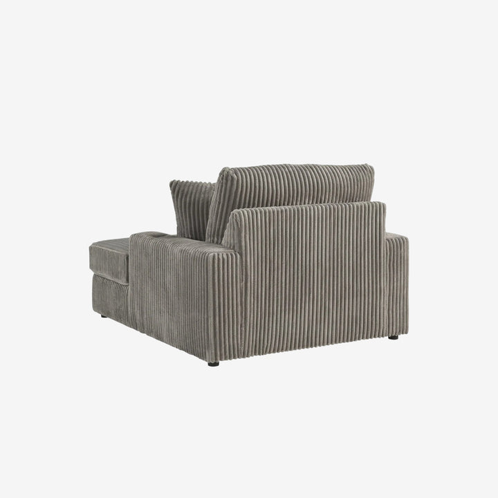 2110515 Lindyn Oversized Chaise In Fabric Upholstery - Fog | Signature Design By Ashley