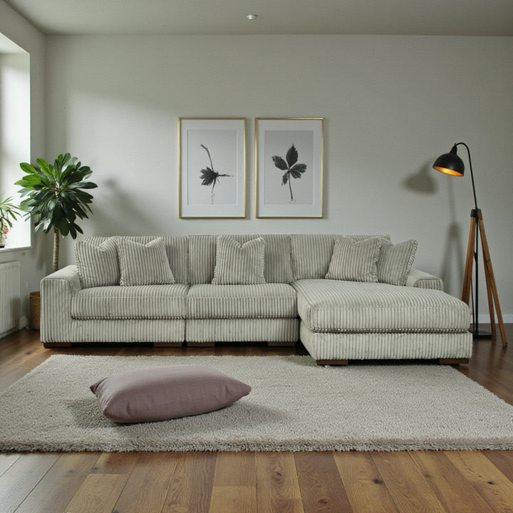 21105S9 Lindyn 3-Piece RAF Sectional Sofa in Fabric Upholstery - Fog | Signature Design by Ashley