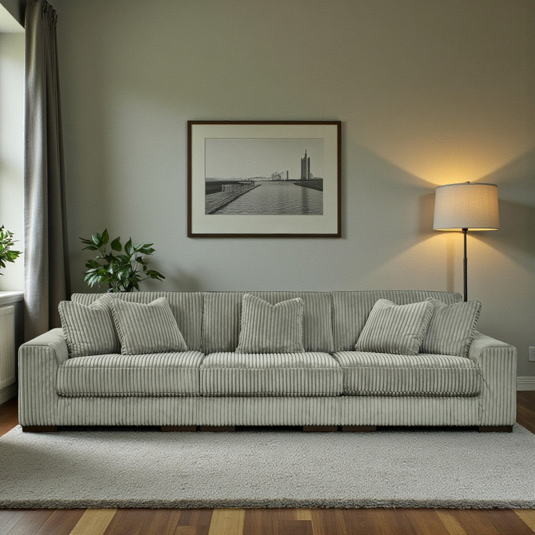 21105S14 Lindyn 3-Piece Sofa in Fabric Upholstery - Fog | Signature Design by Ashley