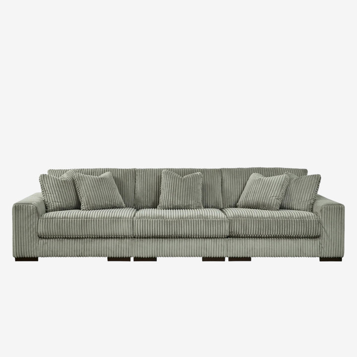 21105S14 Lindyn 3-Piece Sofa in Fabric Upholstery - Fog | Signature Design by Ashley