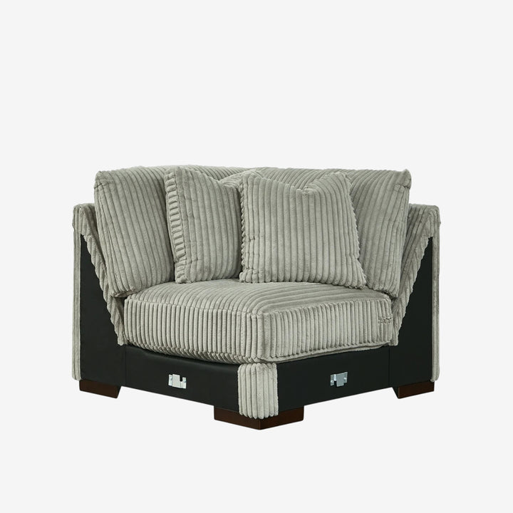 Lindyn 4-Piece Sectional Sofa in Fabric Upholstery - Fog | Signature Design by Ashley