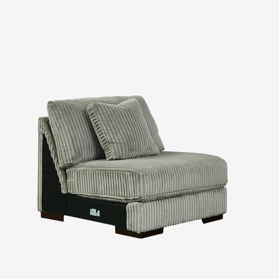 Lindyn 4-Piece Sectional Sofa in Fabric Upholstery - Fog | Signature Design by Ashley