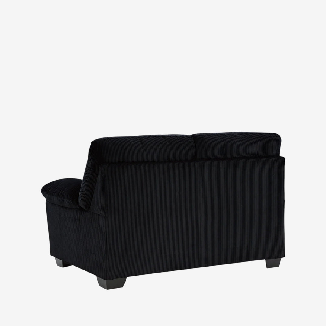 2420435 SimpleJoy Loveseat In Fabric Upholstery - Onyx | Signature Design By Ashley