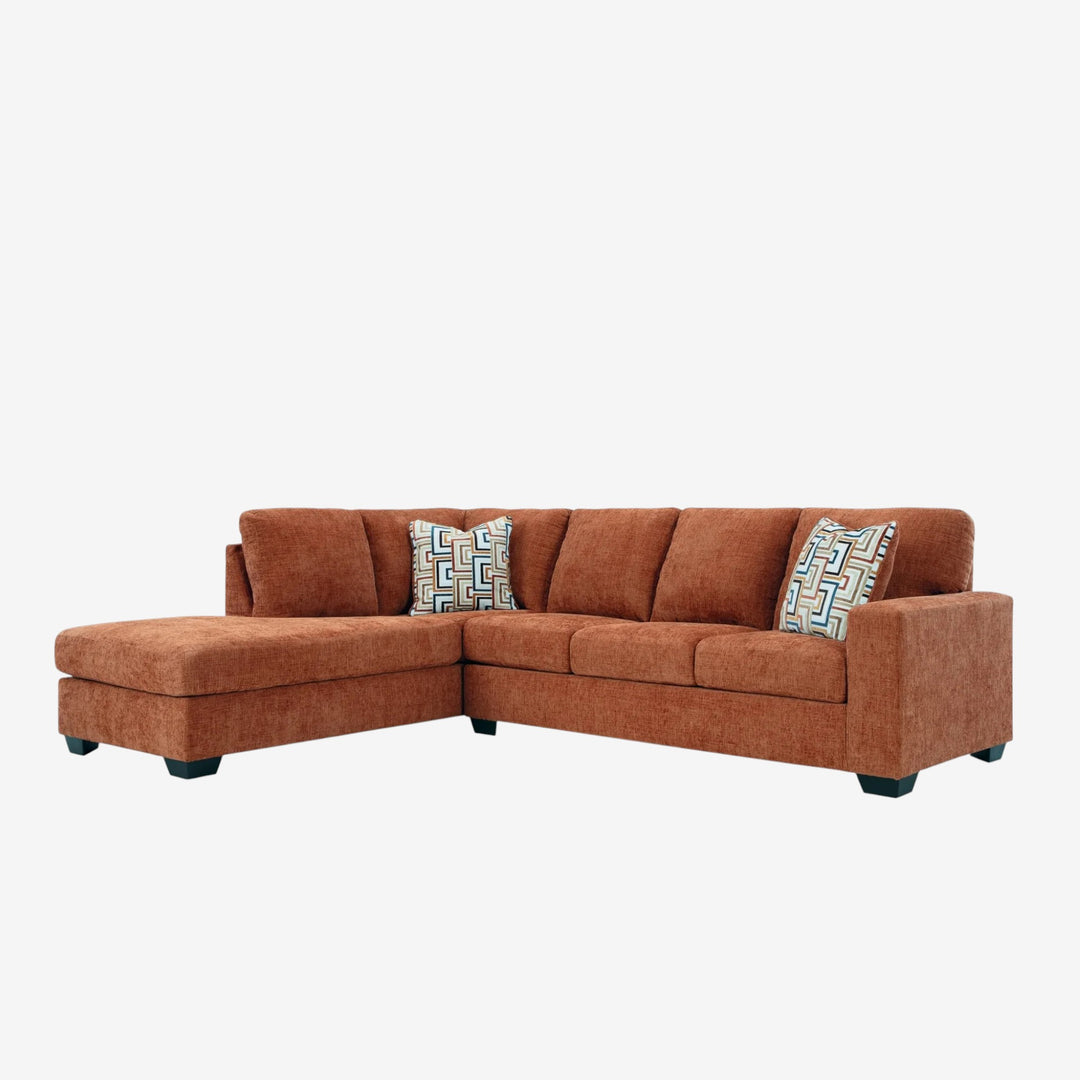 Aviemore Spice 2-Piece Sectional Sofa with Chaise by Signature Design by Ashley