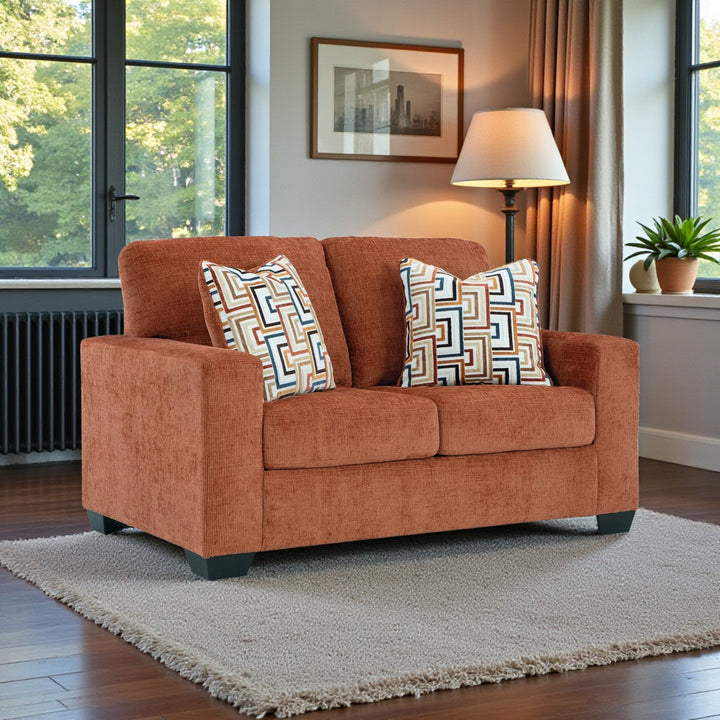 2430435 Aviemore Loveseat In Fabric Upholstery - Spice | Signature Design By Ashley
