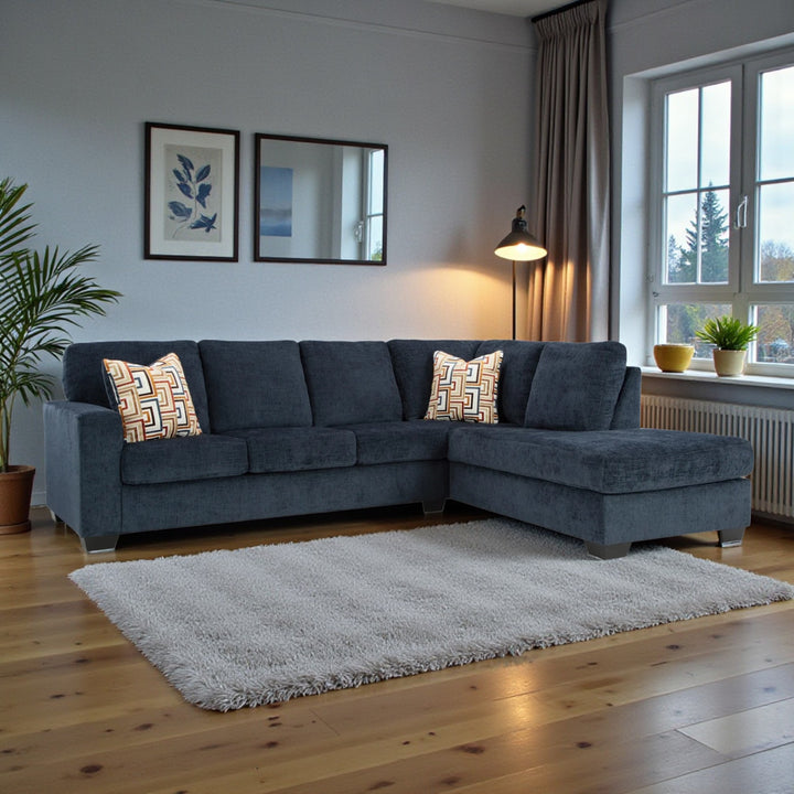 Aviemore 2-Piece Sectional Sofa In Fabric Upholstery - Ink | Signature Design By Ashley