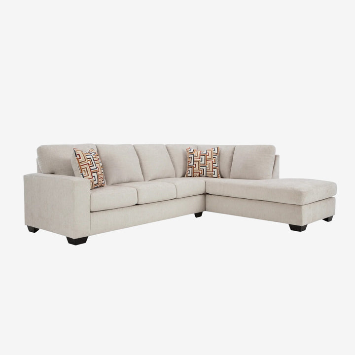 Aviemore 2-Piece Sectional Sofa In Fabric Upholstery - Stone | Signature Design By Ashley