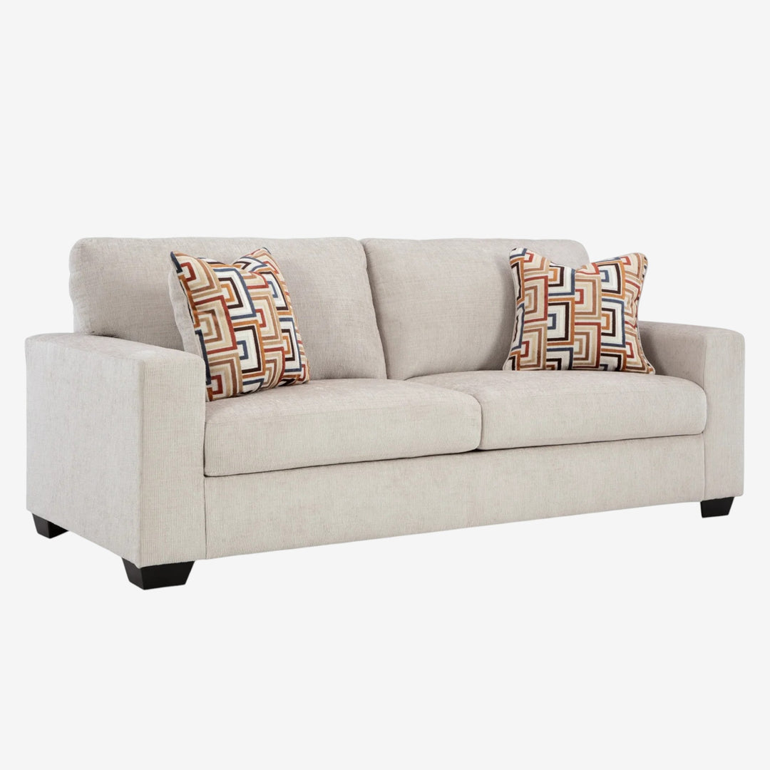 2430538 Aviemore Sofa In Fabric Upholstery - Stone | Signature Design By Ashley