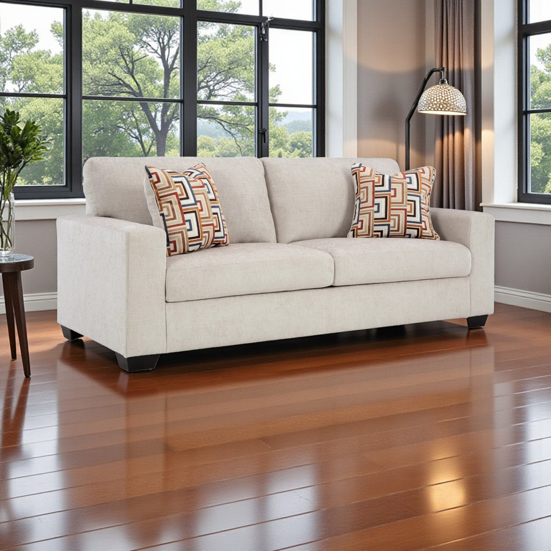 2430538 Aviemore Sofa In Fabric Upholstery - Stone | Signature Design By Ashley
