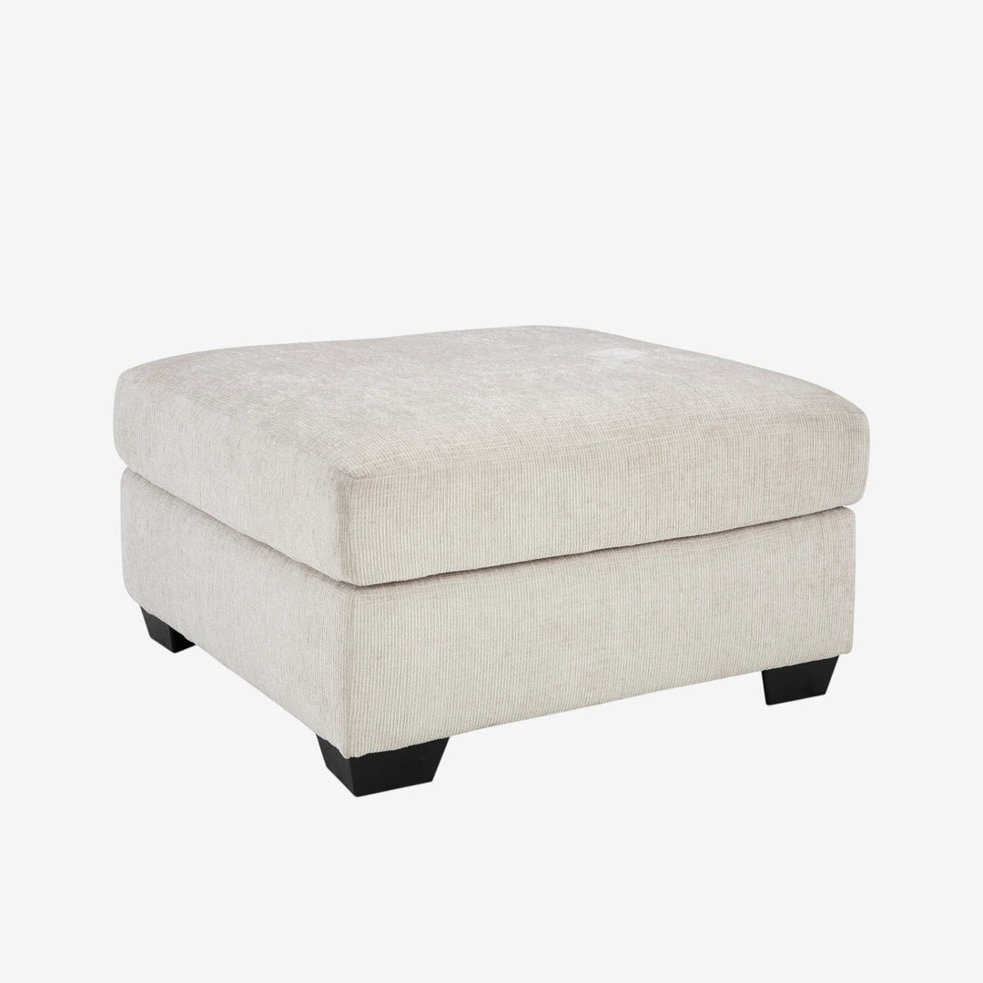 2430508 Aviemore Oversized Accent Ottoman In Fabric Upholstery - Stone | Signature Design By Ashley