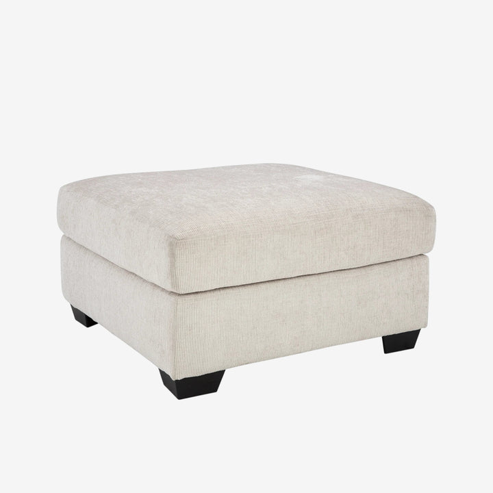 2430508 Aviemore Oversized Accent Ottoman In Fabric Upholstery - Stone | Signature Design By Ashley