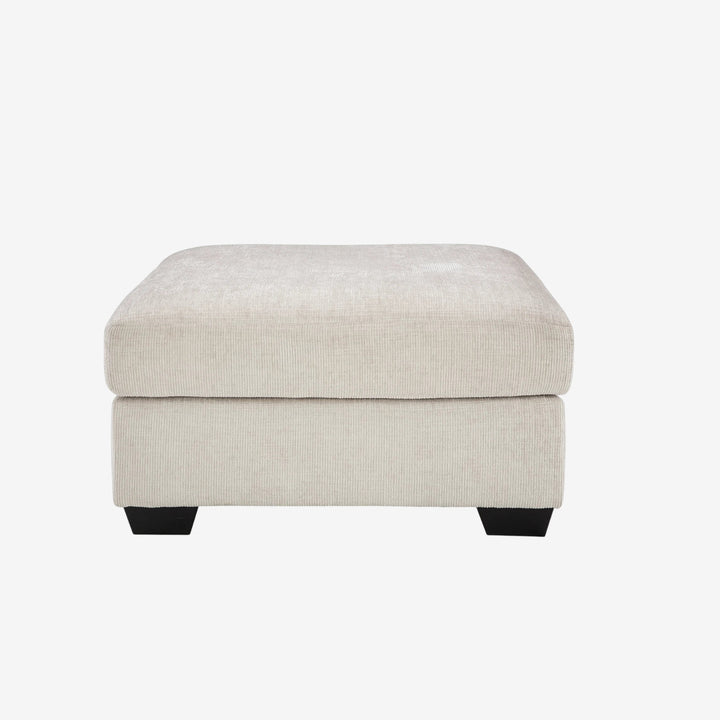 2430508 Aviemore Oversized Accent Ottoman In Fabric Upholstery - Stone | Signature Design By Ashley