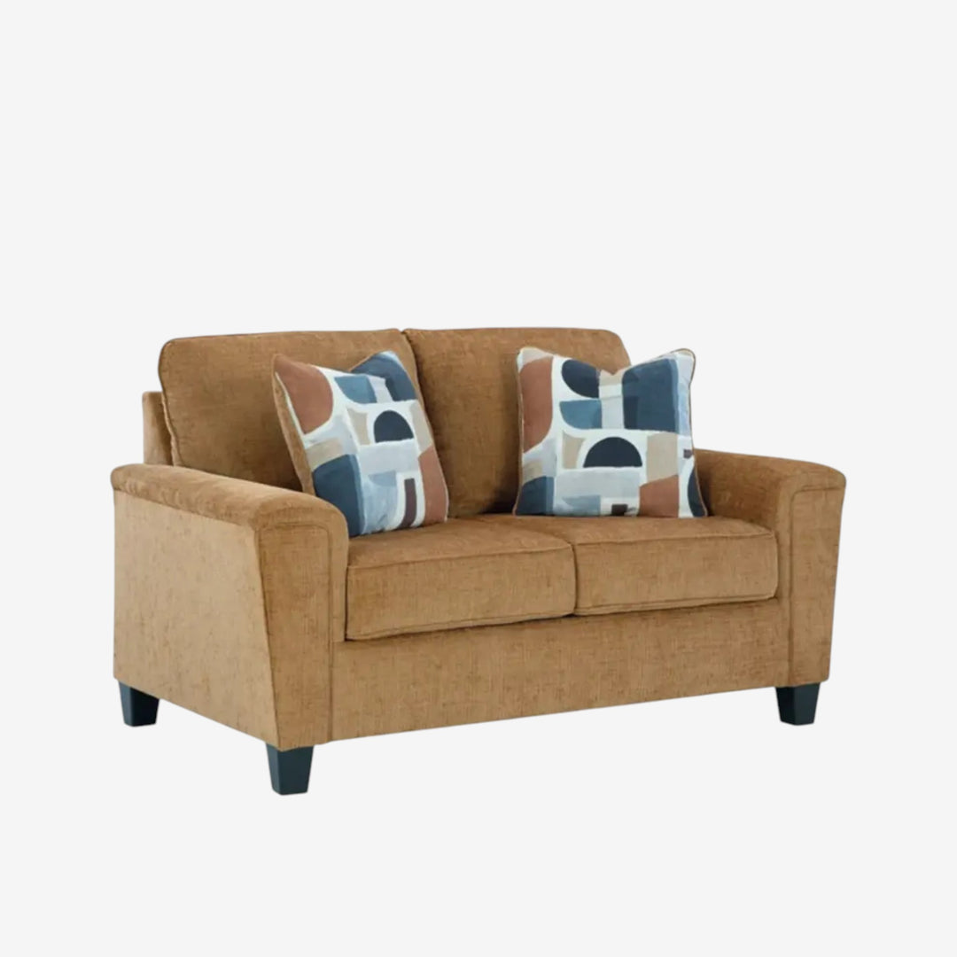 2520735 Erinslane Fabric Loveseat - Honey | Signature Design By Ashley