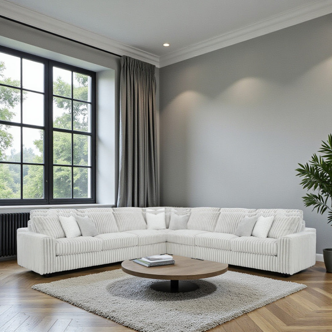 25903S3 Stupendous 5-Piece Sectional Sofa In Fabric Upholstery - Alloy | Signature Design By Ashley