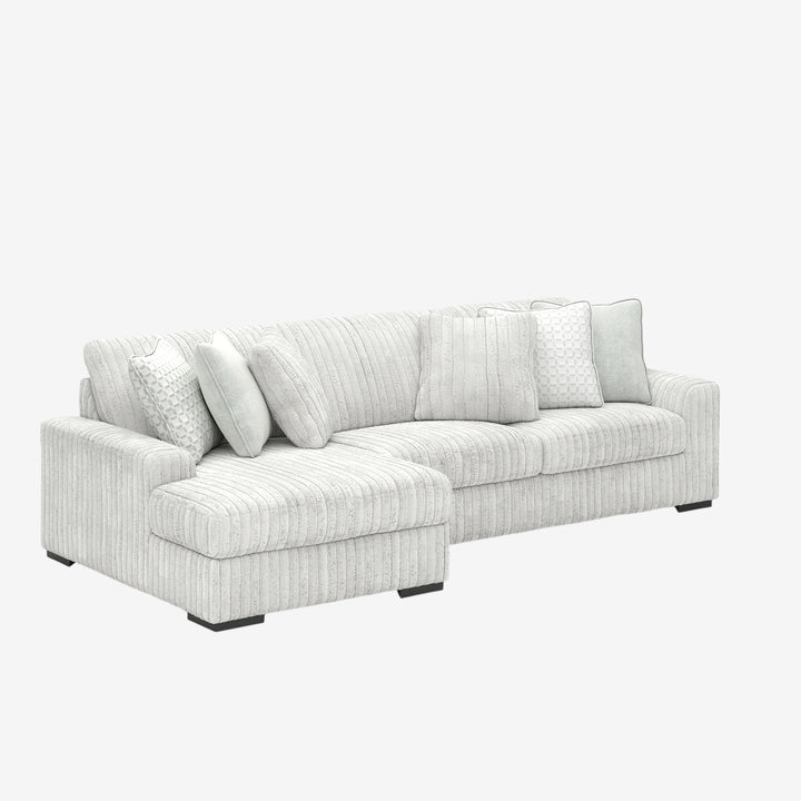 Stupendous 2-Piece Sectional Sofa In Fabric Upholstery - Alloy | Signature Design By Ashley
