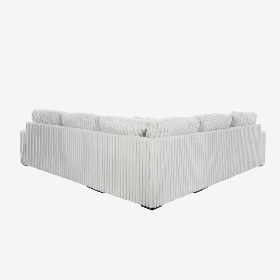 25903S1 Stupendous 3-Piece Sectional Sofa In Fabric Upholstery - Alloy | Signature Design By Ashley