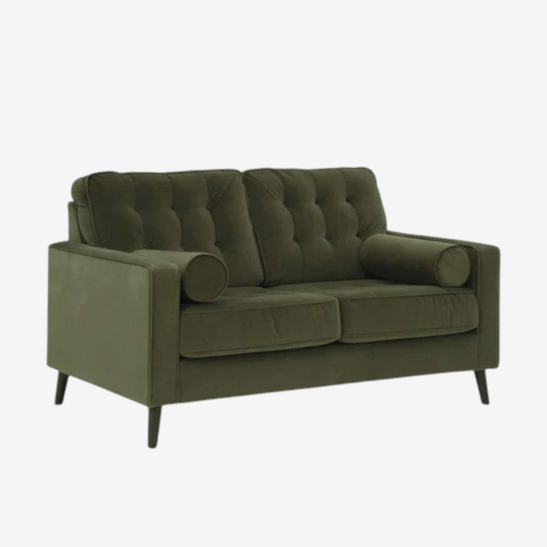2640435 Reveon Lakes Loveseat In Fabric Upholstery - Olive | Signature Design By Ashley
