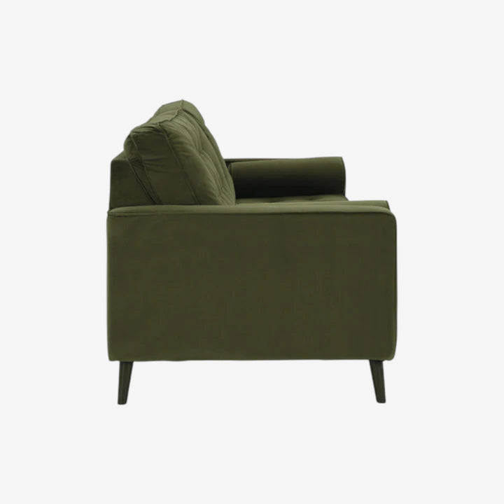 2640438 Reveon Lakes Stationary Sofa In Fabric Upholstery - Olive | Signature Design By Ashley