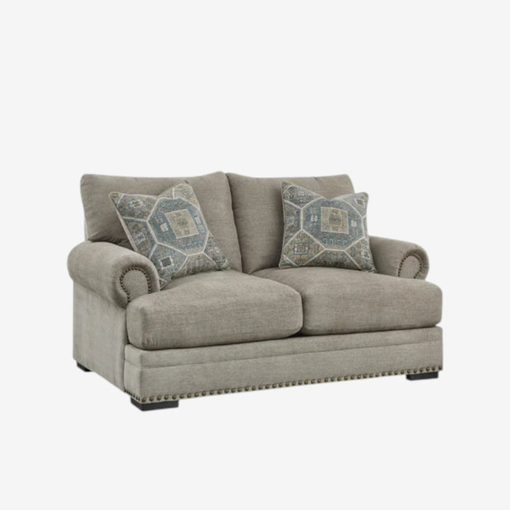 2700435 Galemore Loveseat In Fabric Upholstery - Quarry | Benchcraft By Ashley