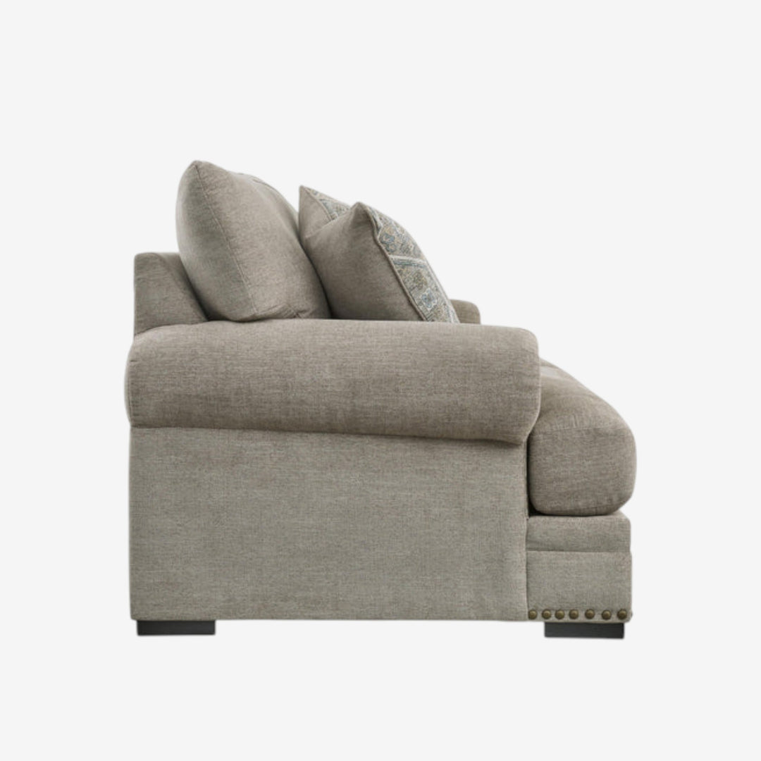 2700435 Galemore Loveseat In Fabric Upholstery - Quarry | Benchcraft By Ashley