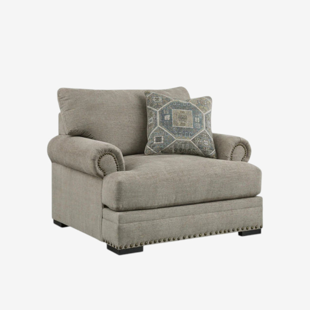 2700423 Galemore Oversized Chair In Fabric Upholstery - Quarry | Benchcraft By Ashley