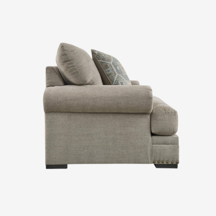 2700423 Galemore Oversized Chair In Fabric Upholstery - Quarry | Benchcraft By Ashley