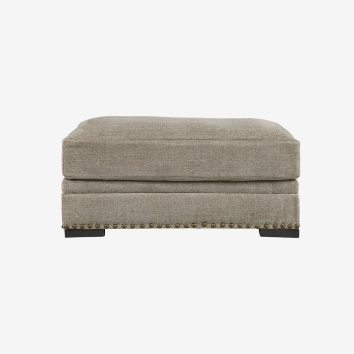 2700414 Galemore Oversized Accent Ottoman In Fabric Upholstery - Quarry | Benchcraft By Ashley