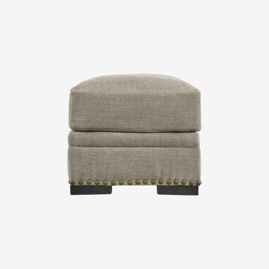2700414 Galemore Oversized Accent Ottoman In Fabric Upholstery - Quarry | Benchcraft By Ashley