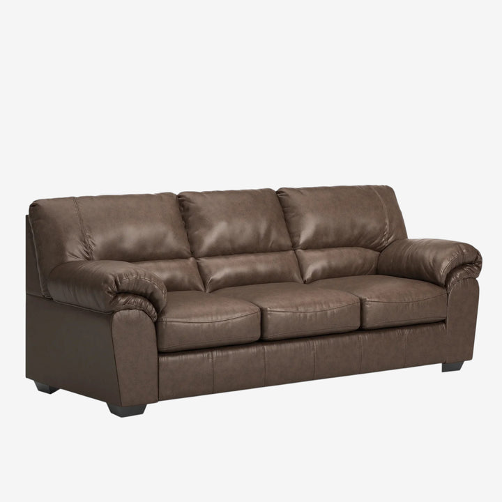 2770538 WillowBend Stationary Sofa In Leather Upholstery - Umber | Signature Design By Ashley