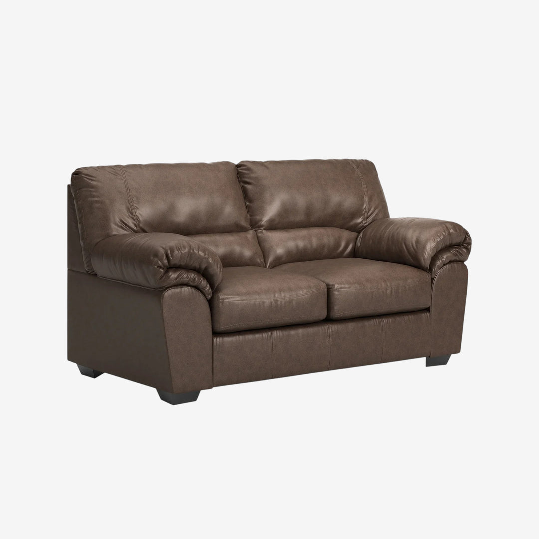 2770535 WillowBend Loveseat In Leather Upholstery - Umber | Signature Design By Ashley