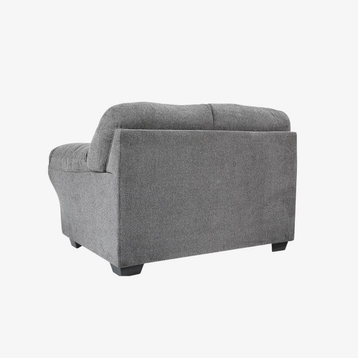 2810535 Allmaxx Loveseat In Fabric Upholstery - Pewter | Benchcraft By Ashley