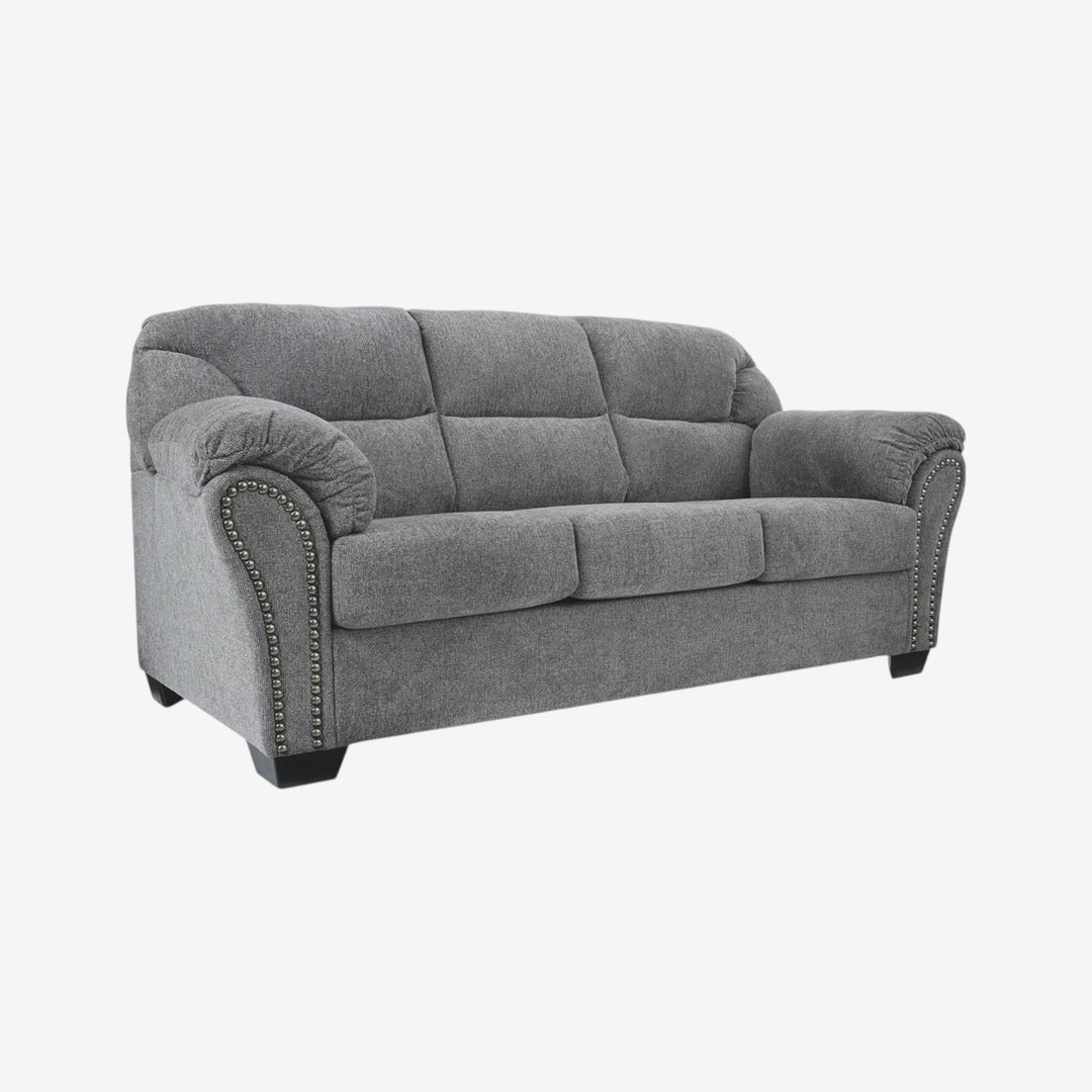 2810538 Allmaxx Sofa In Fabric Upholstery - Pewter | Benchcraft By Ashley
