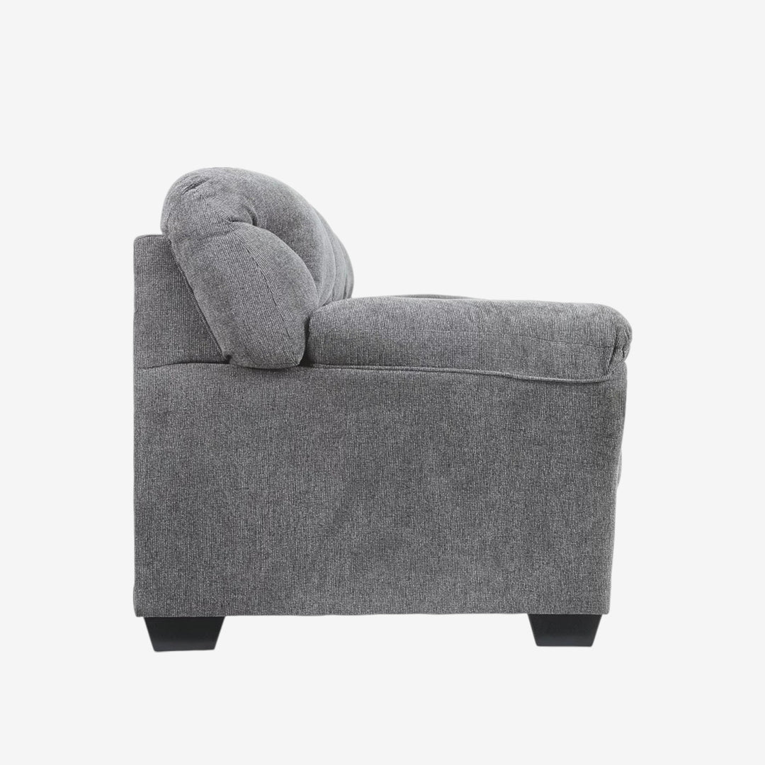 2810538 Allmaxx Sofa In Fabric Upholstery - Pewter | Benchcraft By Ashley