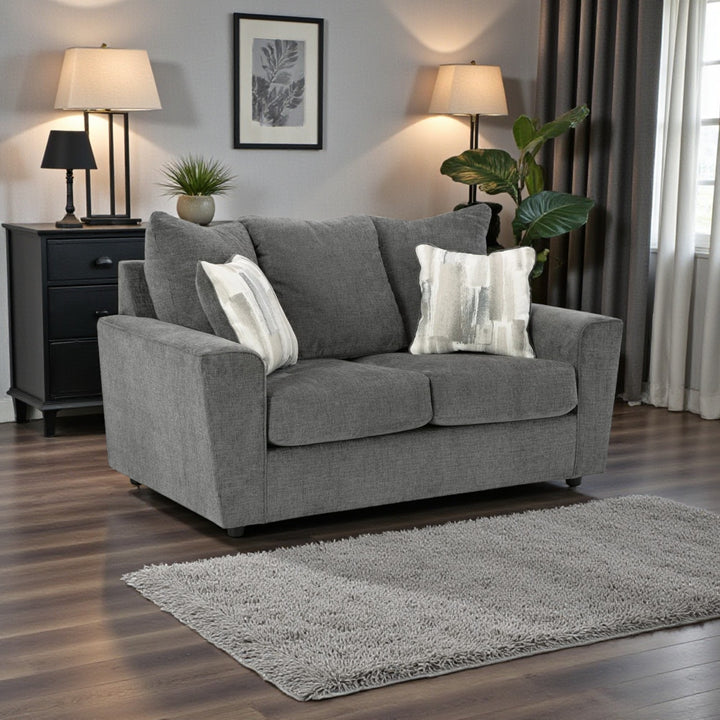 2850235 Stairatt Loveseat In Fabric Upholstery - Gravel | Signature Design By Ashley