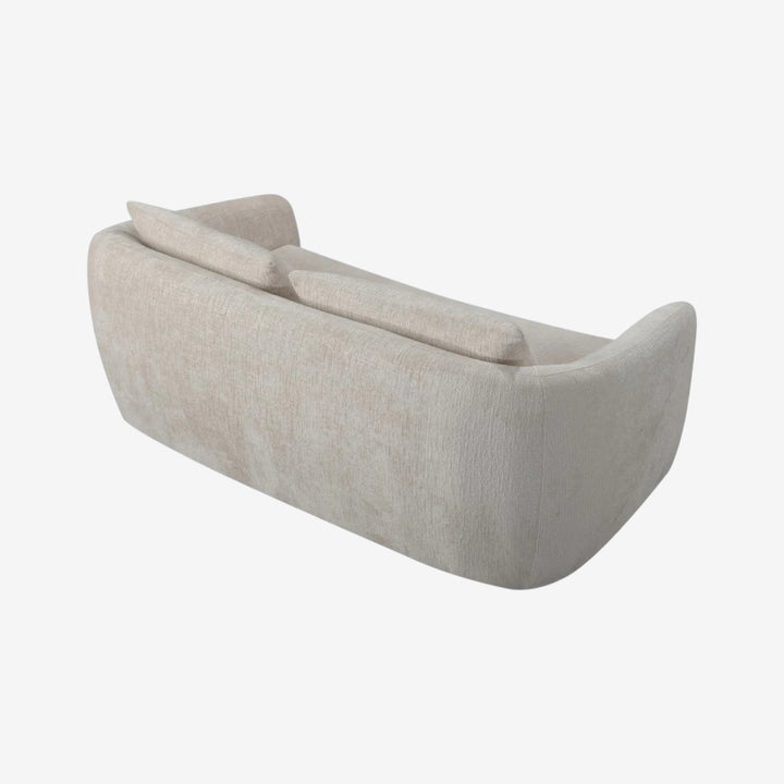 Gavi 3-Seater Stationary Sofa In Fabric Upholstery - Beige