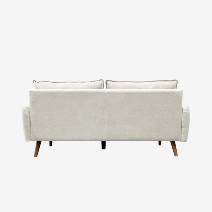 Willey 3-Seater Stationary Sofa In Fabric Upholstery - Beige