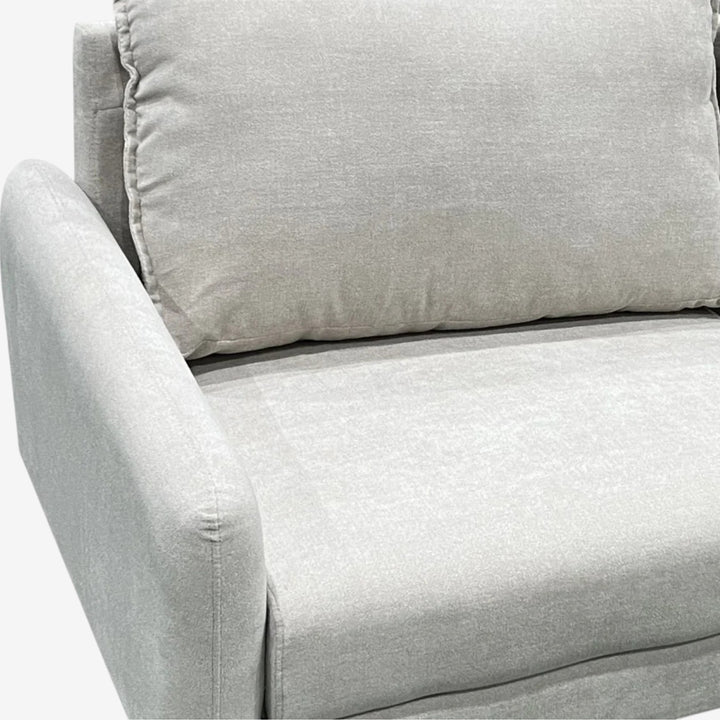 Willey 3-Seater Stationary Sofa In Fabric Upholstery - Beige