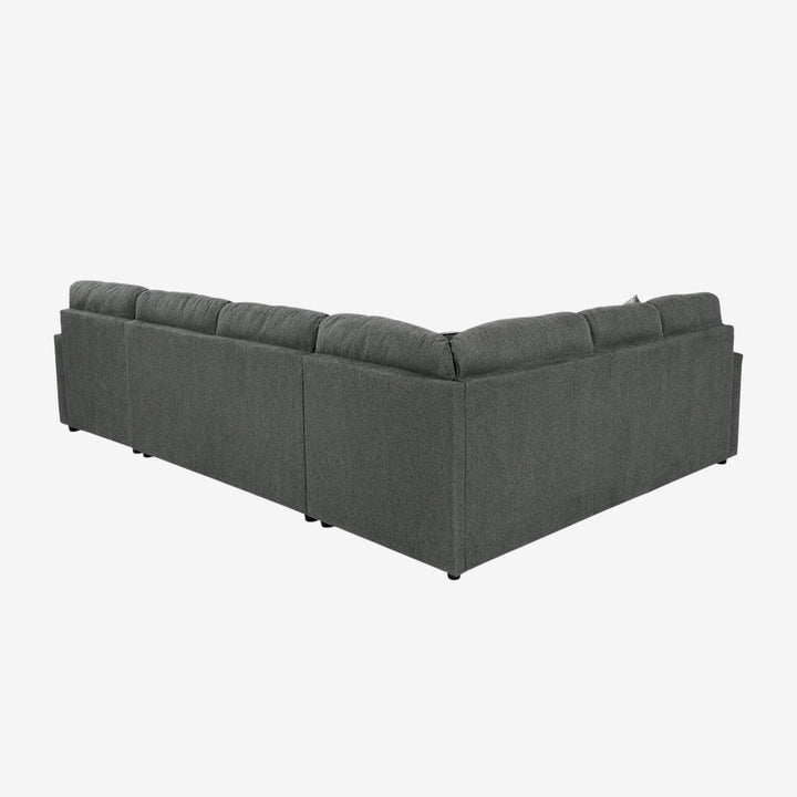 Edenfield 3-Piece Sectional Sofa In Fabric Upholstery - Charcoal | Signature Design By Ashley