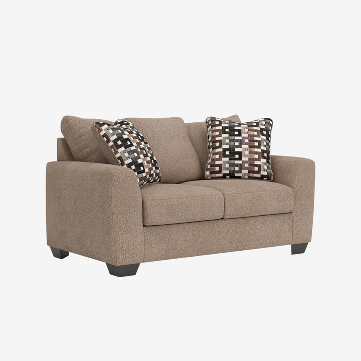 3020435 Triston-Peaks Loveseat In Fabric Upholstery - Suede | Benchcraft By Ashley