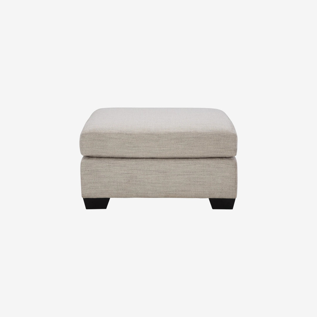 3100408 Mahoney Accent Ottoman In Fabric Upholstery - Pebble | Signature Design By Ashley