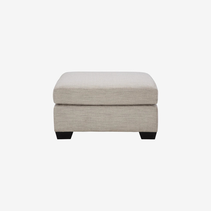 3100408 Mahoney Accent Ottoman In Fabric Upholstery - Pebble | Signature Design By Ashley