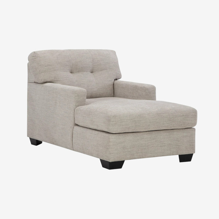 3100415 Mahoney Chaise In Fabric Upholstery - Pebble | Signature Design By Ashley