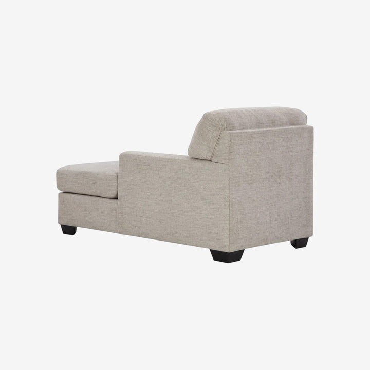 3100415 Mahoney Chaise In Fabric Upholstery - Pebble | Signature Design By Ashley