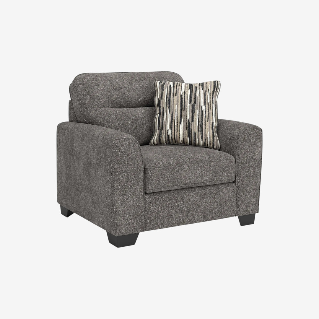 3130523 Olten Oversized Armchair In Fabric Upholstery - Graphite | Benchcraft By Ashley