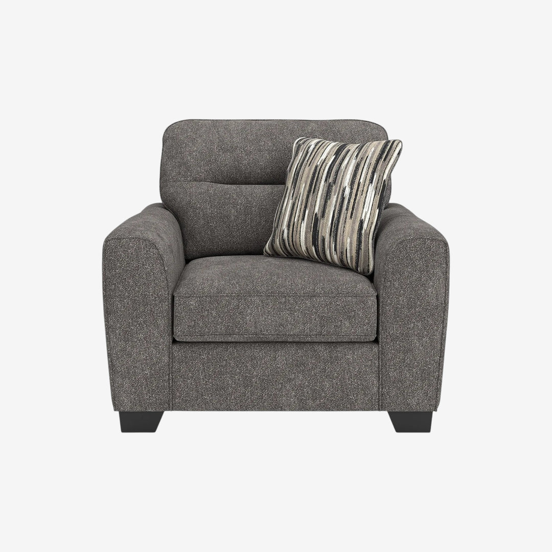3130523 Olten Oversized Armchair In Fabric Upholstery - Graphite | Benchcraft By Ashley