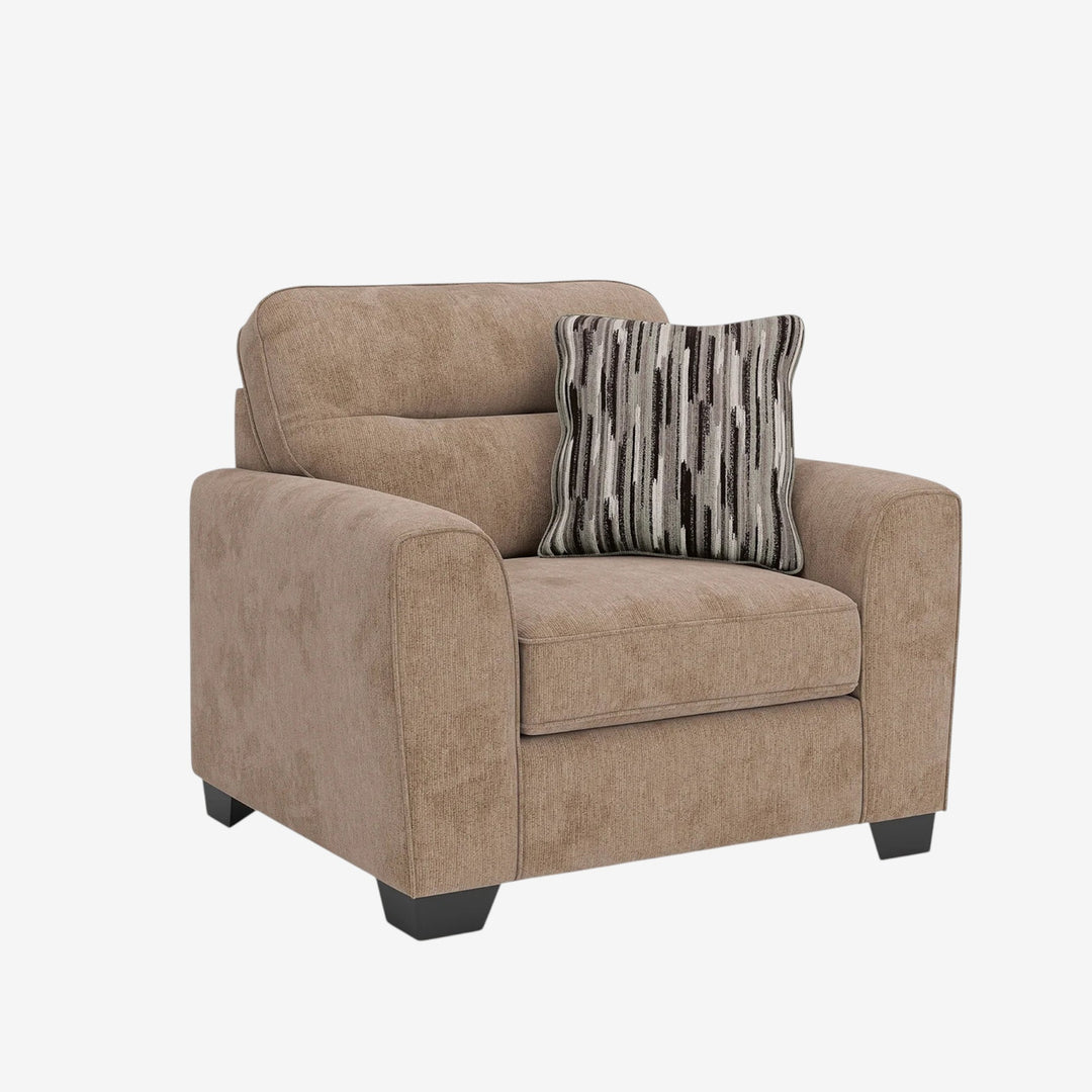 3130423 Olten Oversized Armchair In Fabric Upholstery - Mocha | Benchcraft By Ashley