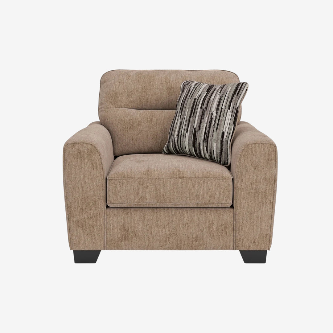 3130423 Olten Oversized Armchair In Fabric Upholstery - Mocha | Benchcraft By Ashley