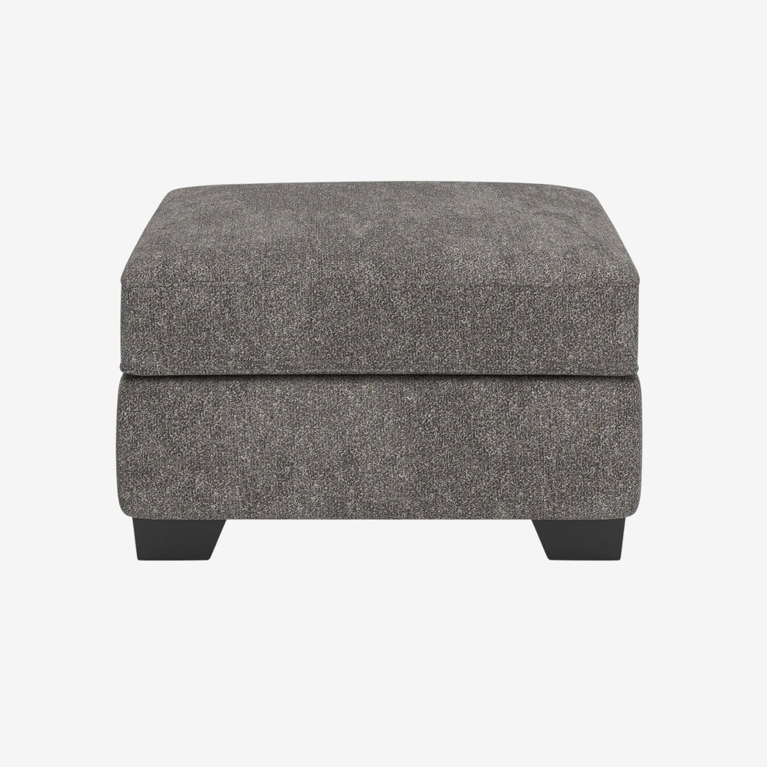 3130514 Olten Accent Ottoman In Fabric Upholstery - Graphite | Benchcraft By Ashley