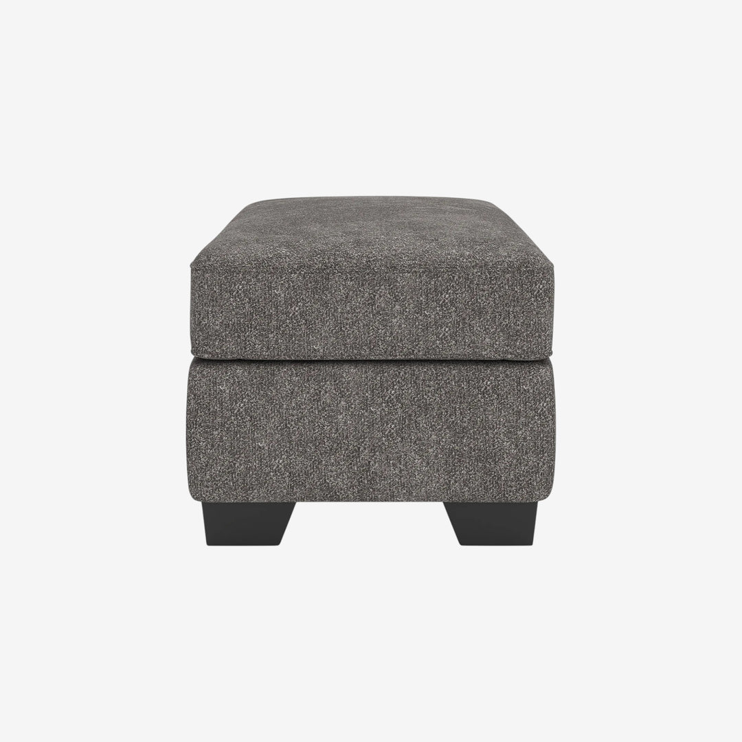 3130514 Olten Accent Ottoman In Fabric Upholstery - Graphite | Benchcraft By Ashley